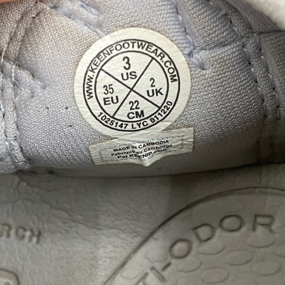 KEEN Seacamp 2CNX Closed Toe Sandal, Hydrangea/Sharp Green Size 3 Big Kid - Picture 11 of 11